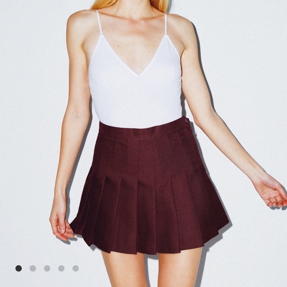 Burgundy tennis skirt Clearance